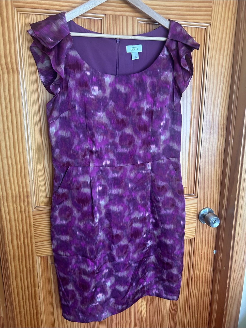 Pretty Jewel Toned Dress LOFT